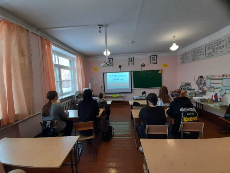 Урок мужества в Гоношихе.